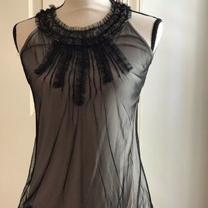The Limited dressy black top